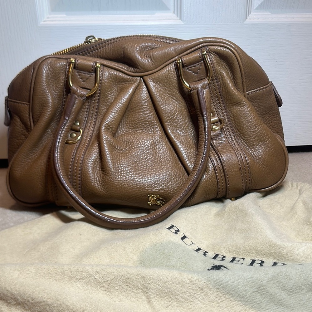 Burberry Brown Leather Women's Bag